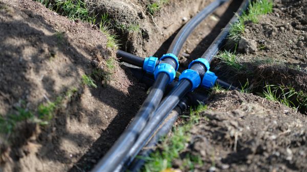 Underground Water Line Installation in Sevierville