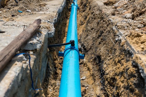 Water Main Installation in Sevierville