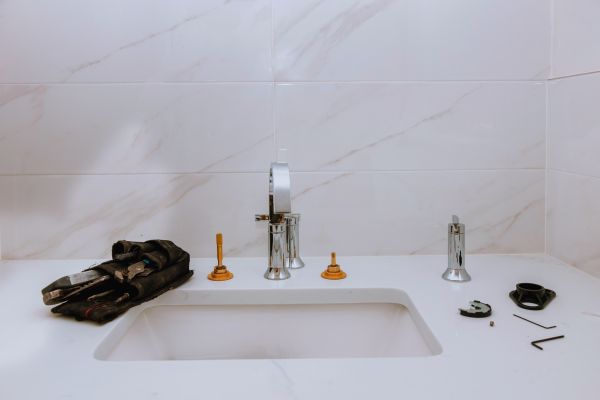 Porcelain Sink Installation in Sevierville